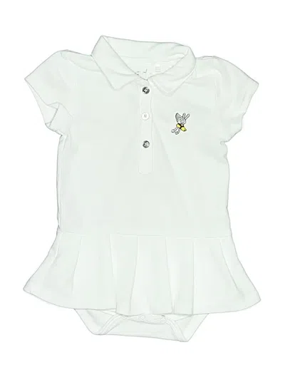 Pre-owned Garb Babies' Short Sleeve Onesie In White