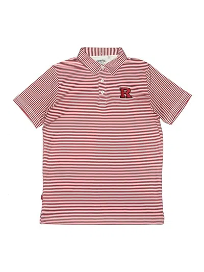 Pre-owned Garb Kids' Short Sleeve Polo Shirt In Red