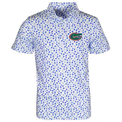 Garb Kids' Toddler  White Florida Gators Earnest Allover Print Polo