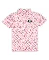 Garb Toddler White Georgia Bulldogs Earnest Allover Print Polo Shirt