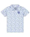 Garb Toddler White Kentucky Wildcats Earnest Allover Print Polo Shirt