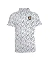 Garb Toddler White/gray Army Black Knights Tom Allover Print Performance Polo Shirt In White