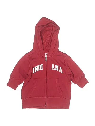 Pre-owned Garb Babies' Zip Up Hoodie In Red