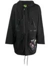 Garbage Tv Graphic-print Raincoat In Black