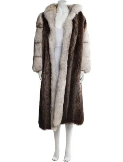 Pre-owned Garber Furs Fur Coat In Brown