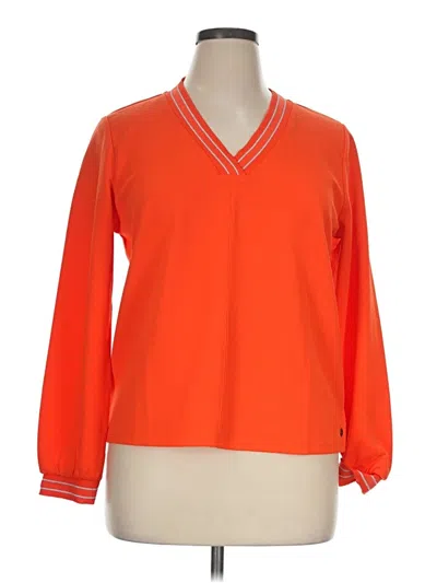 Pre-owned Garcia Long Sleeve Blouse In Orange