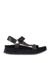 Garcia Woman Sandals Black Size 6 Textile Fibers In Black