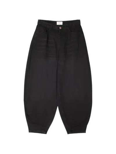 Garcias Logo-patch Trousers In Black