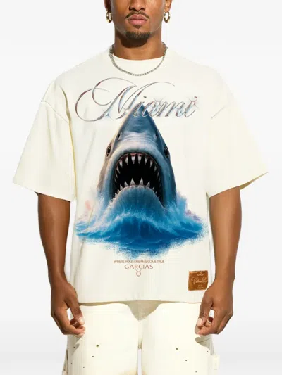 Garcias Oversized Poster T-shirt In White