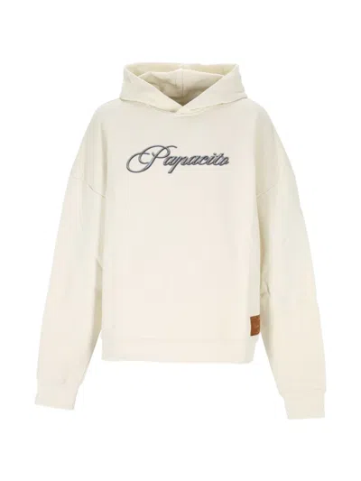 Garcias Papacito Logo-print Hoodie In Neutral