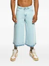 Garcias Papacito Oversized Denim Shorts In Blue