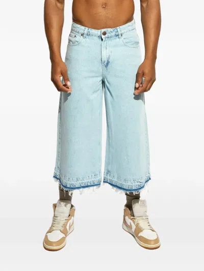 Garcias Papacito Oversized Denim Shorts In Blue