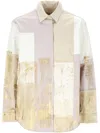 Garcias Patchwork Shirt In Neutral