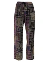 Garcons Infideles Garçons Infideles Woman Pants Purple Size Xxl Viscose, Silk In Purple