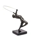 Gardeco Ribbon Dancer Sculpture In Brown
