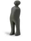 Gardeco Small The Visitor Ceramic Figurine In Green