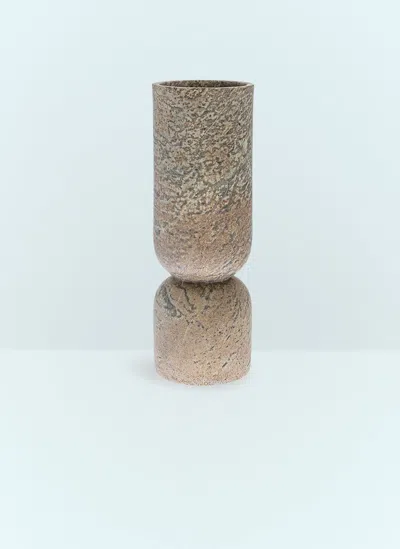 Gardeco Totem Vase 02 In Brown