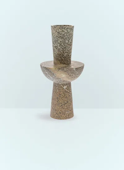 Gardeco Totem Vase 03 In Brown