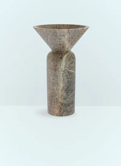 Gardeco Totem Vase 04 In Brown