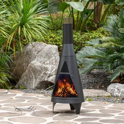 Gardenised Vent Free Freestanding Wood Burning Stove