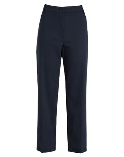 Gardeur Woman Pants Navy Size 14 Cotton, Polyamide, Elastane In Blue