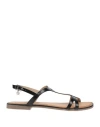 Gardini Spirit Woman Sandals Black Size 6 Leather