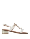 Gardini Spirit Woman Sandals White Size 8 Textile Fibers In White