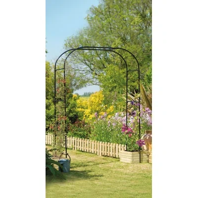 Gardman 11'' W X 38'' D Metal Arbor In Black