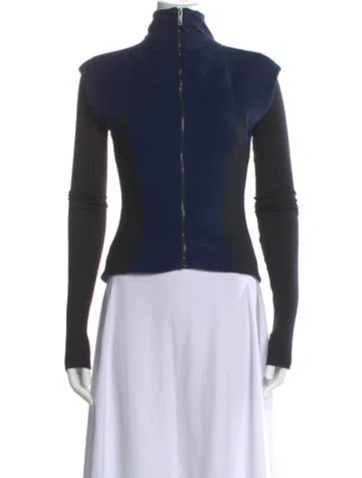 Pre-owned Gareth Pugh 2013 Virgin Wool Jacket W/ Tags In Blue