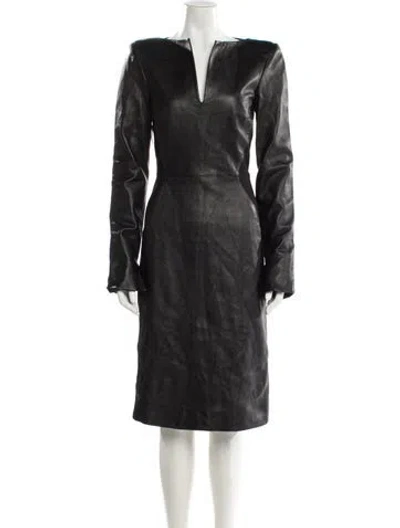 Pre-owned Gareth Pugh 2018 Midi Length Dress W/ Tags In Black