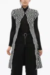 Gareth Pugh Geometric Motif Frock Coat In Multi