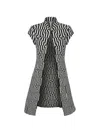 Gareth Pugh Geometric-pattern Frock Coat In Multi