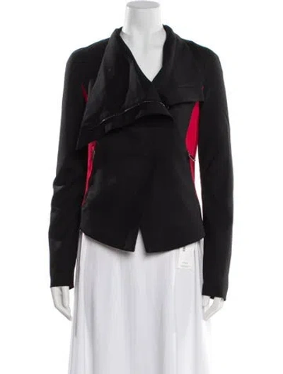 Pre-owned Gareth Pugh Late 2000's - Early 2010's Virgin Wool Biker Jacket In Multi