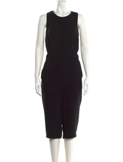Pre-owned Gareth Pugh Scoop Neck Jumpsuit In Black