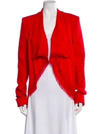 Pre-owned Gareth Pugh Silk Evening Jacket In Red