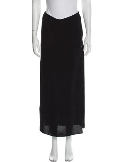 Pre-owned Gareth Pugh Vintage Midi Length Skirt In Black
