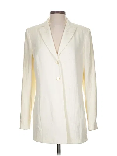 Pre-owned Garfield & Marks Blazer Jacket In White
