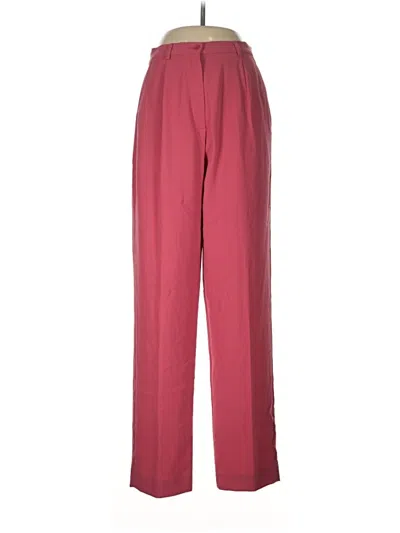 Pre-owned Garfield & Marks Casual Pants In Burgundy