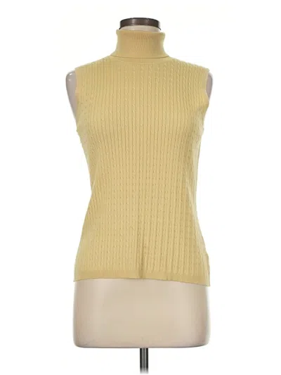 Pre-owned Garfield & Marks Sweater Vest In Yellow