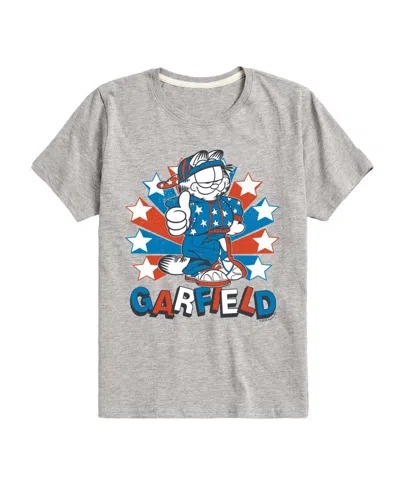 Garfield Kids' Boys' 8-20 Americana Short-sleeve Graphic T-shirt In Gray