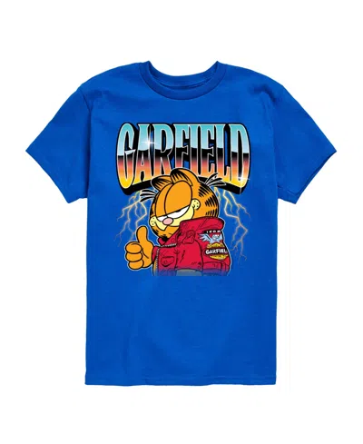 Garfield Kids' Boys' 8-20 Graphic Short-sleeve T-shirt In Blue