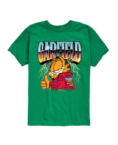 Garfield Kids' Boys' 8-20 Graphic Short-sleeve T-shirt In Green