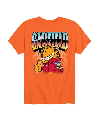 Garfield Kids' Boys' 8-20 Graphic Short-sleeve T-shirt In Orange
