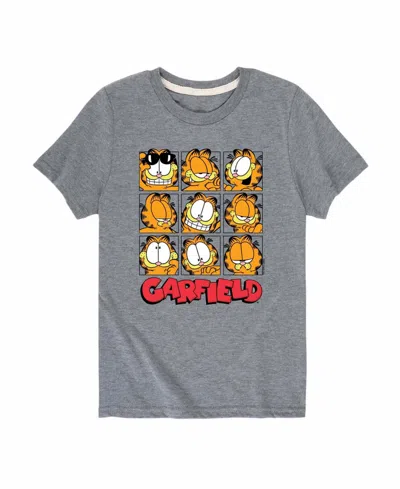 Garfield Babies' Toddler Boys Faces Graphic T-shirt In Gray