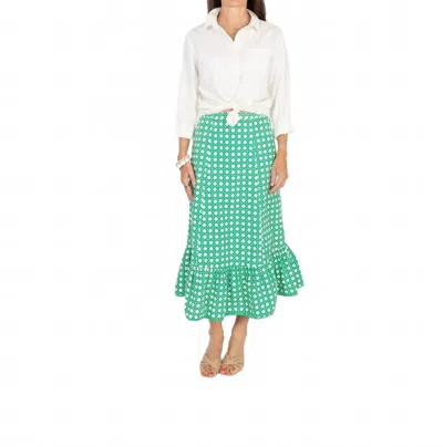Garland Bags Addie Skirt In Green Cane