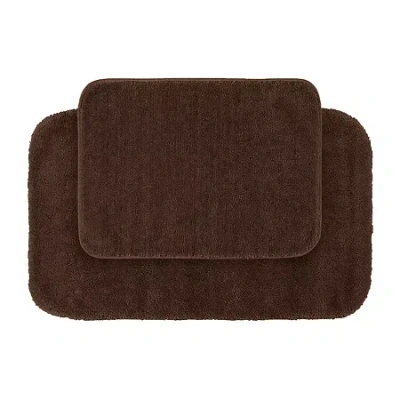 Garland Rug 2-pc. Traditional Bath Rug Set In Brown