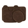 Garland Rug 3-pc. Traditional Bath Rug Set In Brown