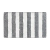 Garland Rug Beach Stripe Bath Rug In Gray