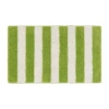 Garland Rug Beach Stripe Bath Rug In Green