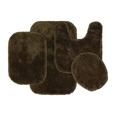 Garland Rug Finest Luxury 4-pc. Bath Rug Set In Brown